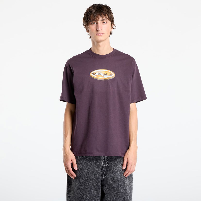 Тениска Vans 3D Retroval Short Sleeve Tee Бургунди | VN000PBXEMS1