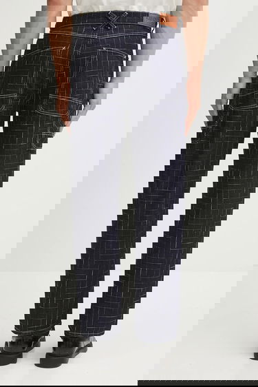 Карго панталони KENZO Kenzo Weave Cargo Monkey Fit Pants Тъмно синьо | FF65DP4086V1, 2