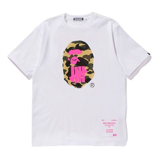 Тениска BAPE Ape Head Graphic Tee Бяло | TBD-BAPE-017