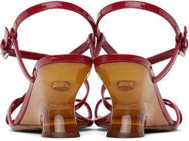 Грижа за обувките Dries Van Noten Dries Van Noten Patent Leather Heeled Sandals Червено | WS251-1644-189, 1