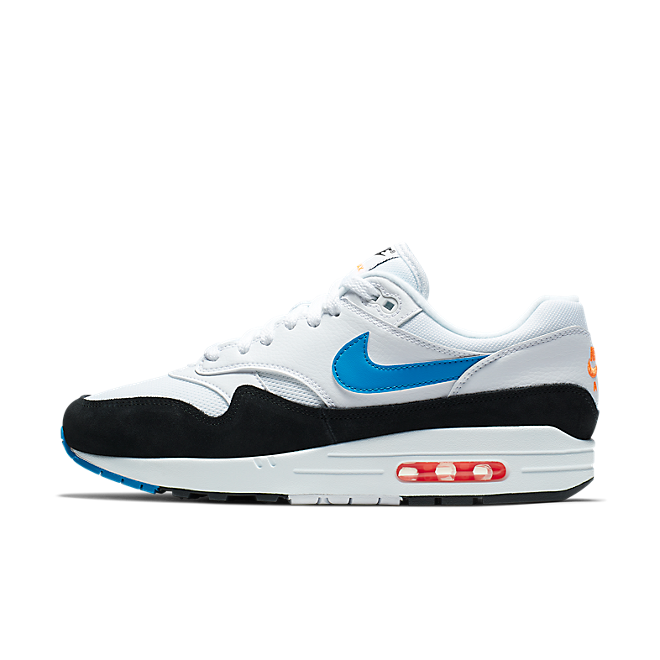 Кецове и обувки Nike Air Max 1 "Photo Blue Total Orange" Бяло | AH8145-112, 0