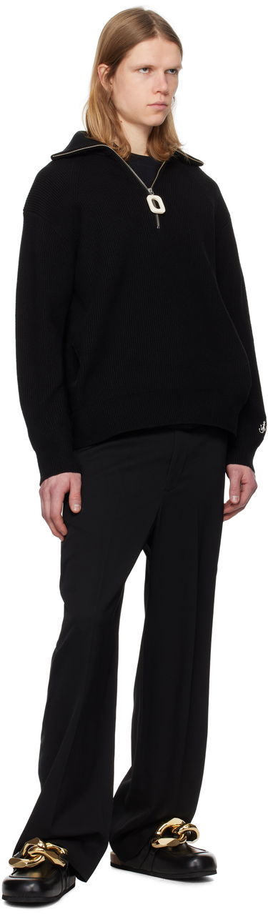 Пуловер JW Anderson JW Anderson Half-Zip Knit Sweater Черно | KW1285-YN0372, 3