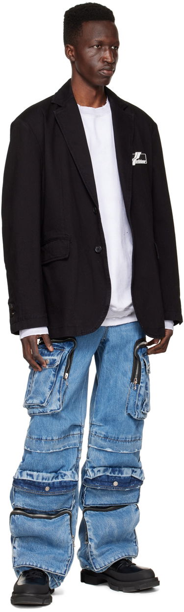 Суитчър We11done We11done Distressed Cotton Sweatshirt Бяло | WD-TS1-22-620-U-WH, 3