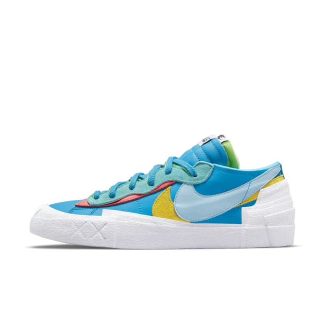 Кецове и обувки Nike Kaws x Sacai X Nike Blazer Low "Neptune Blue" Синьо | DM7901-400, 0