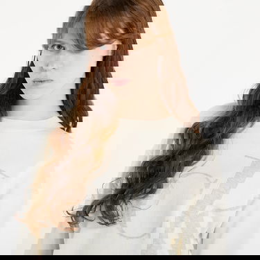 Пуловер CALVIN KLEIN Sweater Calvin Klein Jeans Long Sleeve Smooth Бяло | LV047E304G YAS, 4