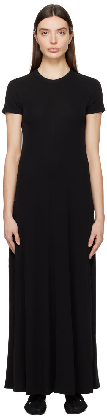 Pокля TOTEME TOTEME Fluid Maxi Dress Черно | 242-WRD1696-FB0162, 0