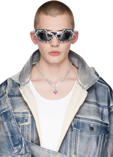 Колие Ottolinger Ottolinger Exclusive Diamond Dip Necklace Розово | 2500613E, 1