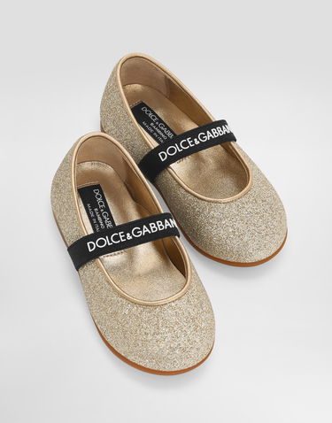 Аксесоари Dolce & Gabbana Dolce & Gabbana Glittery Ballet Flats Металик | D20095AA74587610, 3