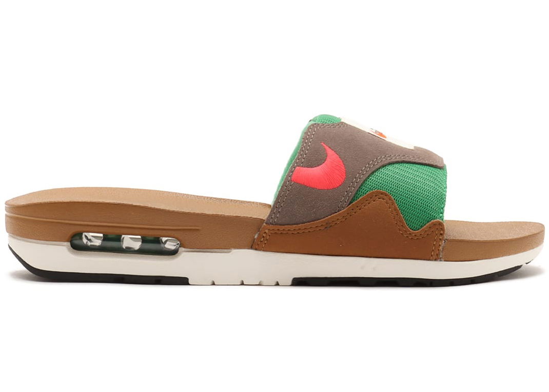 Кецове и обувки Nike Air Max 1 Slide Ale Brown Кафяво | FJ4007-200, 0