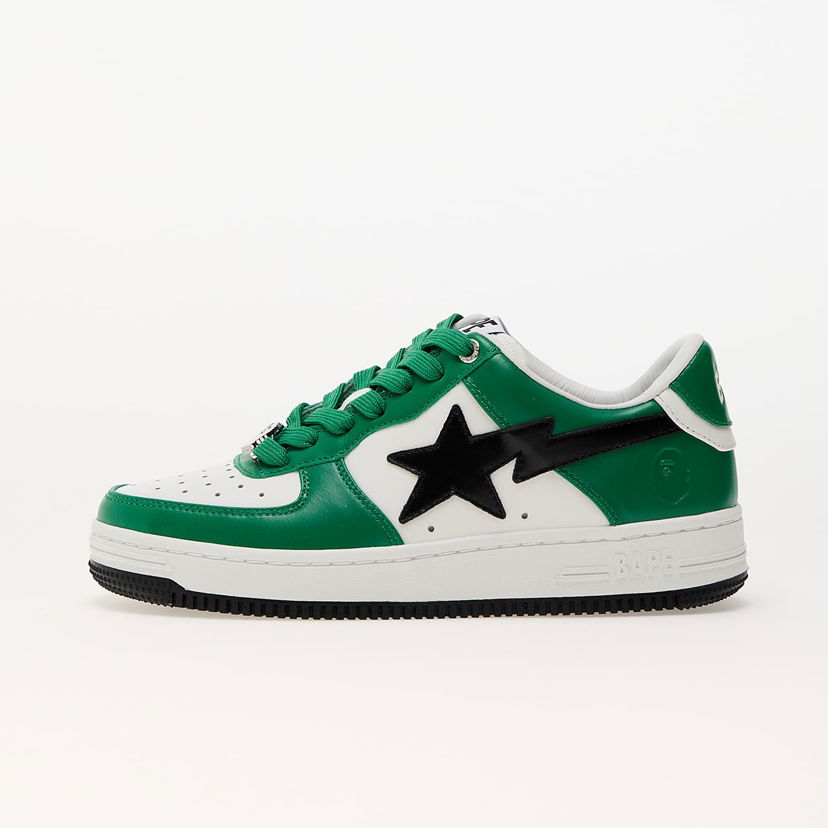 Кецове и обувки BAPE A BATHING APE Bape Sta 3 Green Зелено | 001FWK302303L GRN