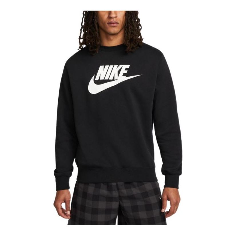 Пуловер Nike Crew Neck Sweatshirt with Logo Черно | DQ4913-010, 0