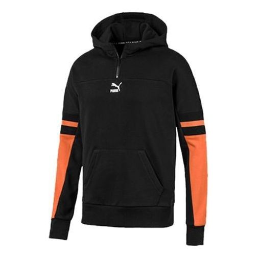 Суитчър Puma Colorblocked Half Zip Hoodie Черно | 595880-56, 0