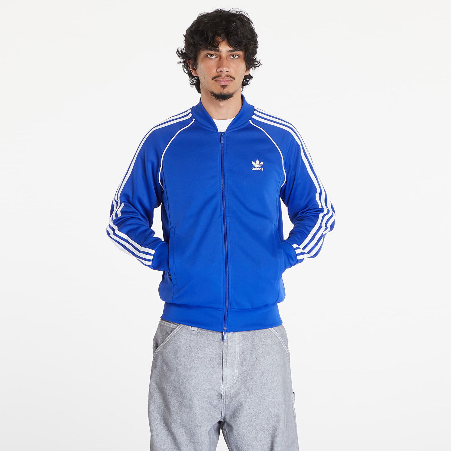 Суитчър adidas Originals Sst Track Top Semi Lucid Blue Синьо | IY9850, 0