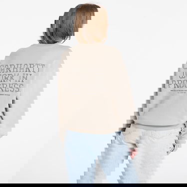 Суитчър Carhartt WIP Punched Crewneck Sweatshirt with Work in Progress Print Бежово | I036039.3GEXX, 5