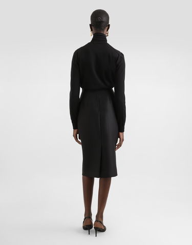 Пола Dolce & Gabbana Dolce & Gabbana Faille Sheath Skirt Черно | F4CJGTFU3R1N0000, 2