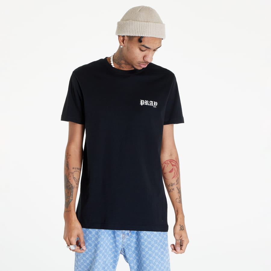 Тениска Urban Classics Pray Skeleton Hands Tee Черно | MT1928 Black, 1