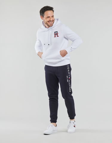 Суитчър Tommy Hilfiger ESSENTIAL MONOGRAM HOODIE Бяло | MW0MW28677-YBR, 2