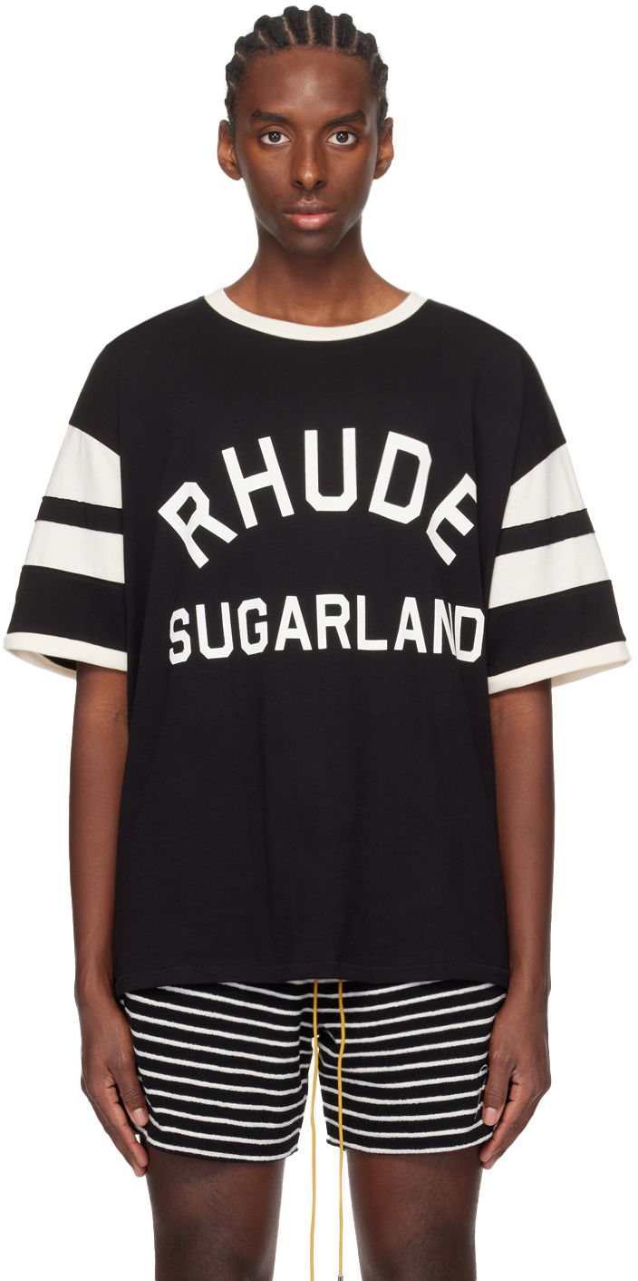 Тениска Rhude 'Sugarland' Graphic T-Shirt Черно | RHPS24TT15012372