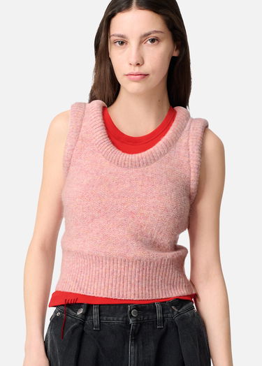 Жилетка AXEL ARIGATO Ana Fluffy Sleeveless Knitted Vest Розово | A3357001, 7