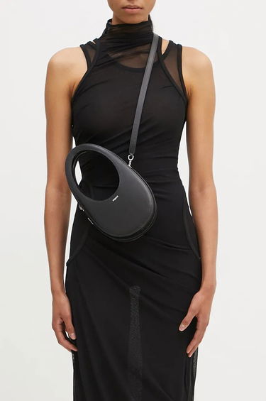 Чанта през рамо Coperni Mini Swipe Crossbody Bag Черно | COPBA38BIS405, 7