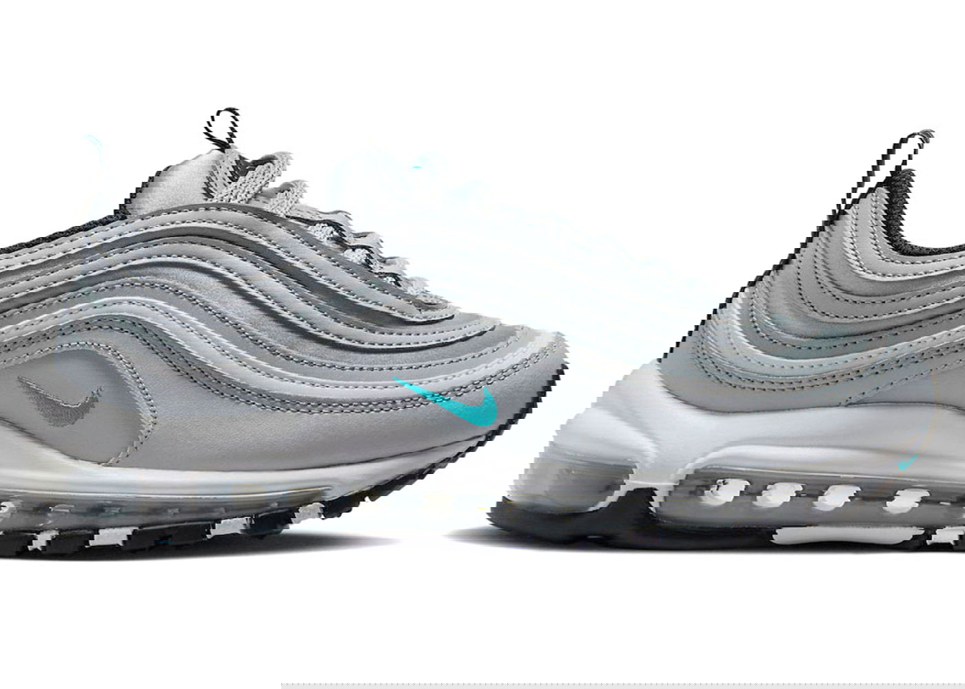 Кецове и обувки Nike Air Max 97 "Metallic Silver Aqua" Сиво | FJ1883-001, 0