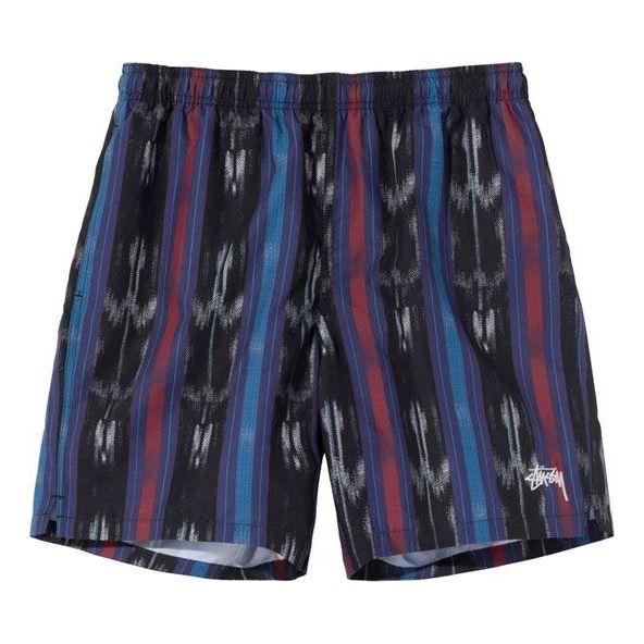 Къси панталони Stüssy Ikat Stripe Water Shorts Синьо | 113135