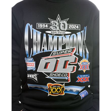 Пуловер DC DC Old Champs Crew Sweatshirt Size L Черно | ADYSF03138-KVJ0, 1