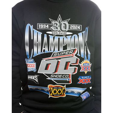 Пуловер DC DC Old Champs Crew Sweatshirt Size L Черно | ADYSF03138-KVJ0, 1