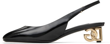 Кецове и обувки Dolce & Gabbana Dolce&Gabbana Patent Leather Slingback Heels Черно | CG0913 A1037, 2