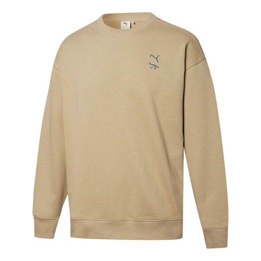 Пуловер Puma PUMA x Maison Kitsune Crewneck Sweatshirt Бежово | 532324-96, 0
