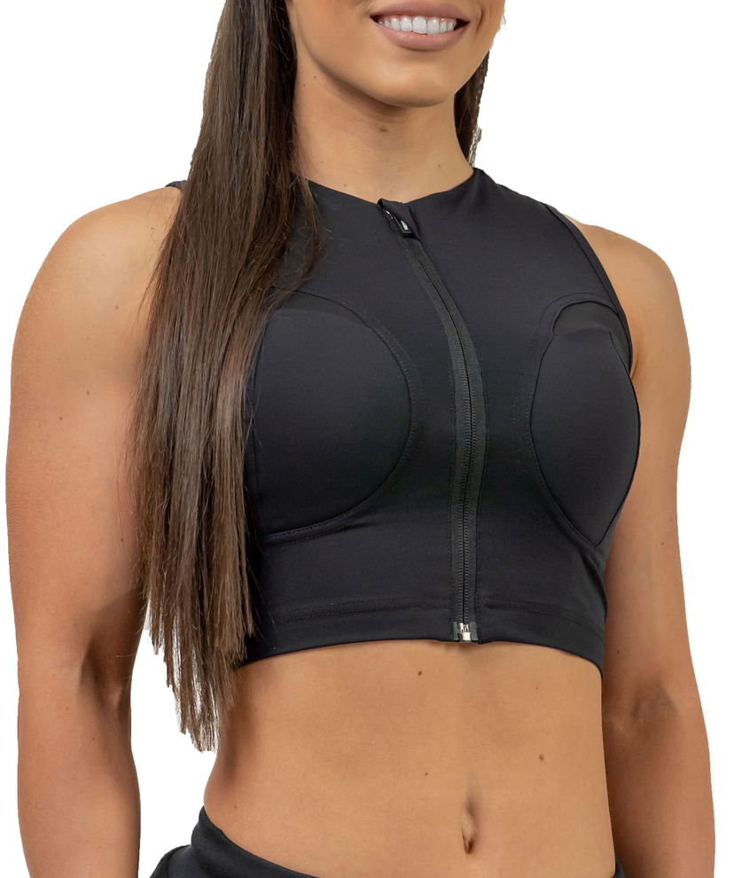 Потник NEBBIA Nebbia Intense Mesh Compression Push-Up Top Черно | 8420110