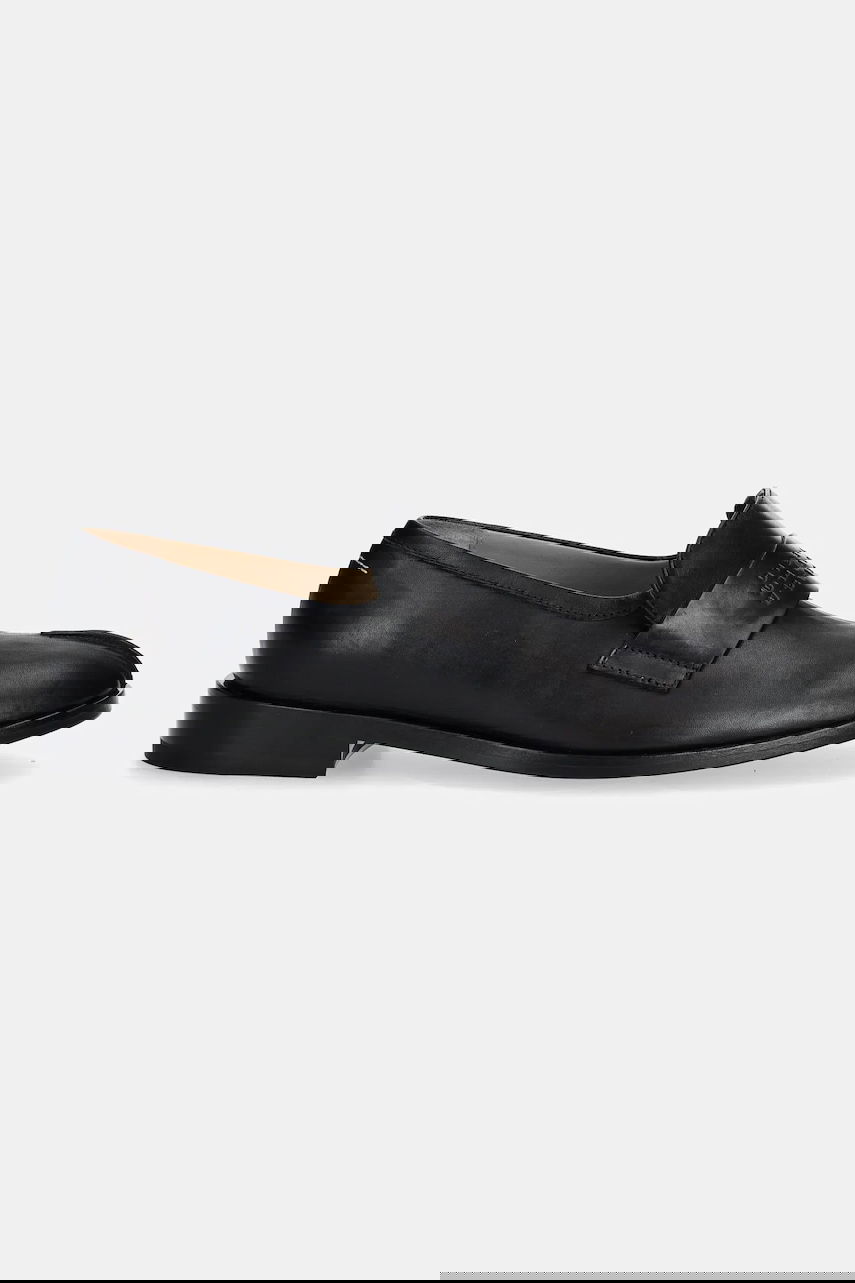 Кецове и обувки Maison Margiela MM6 Maison Margiela Tabi Leather Loafers Черно | S59WR0096.P5000.T8013, 0