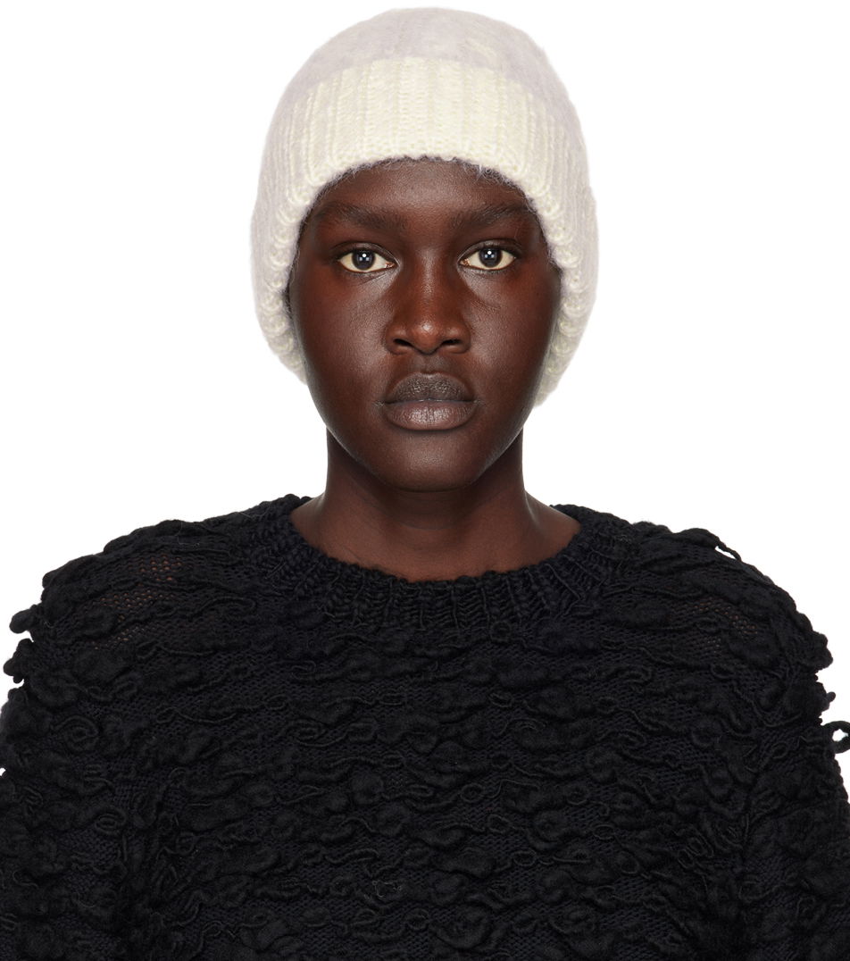 Шапка Cecilie Bahnsen Imogen Knit Beanie Бежово | 2.22KNI40004, 0