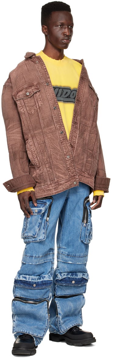 Яке We11done We11done Denim Trucker Jacket Кафяво | WD-DJ1-22-366-U-BR, 3