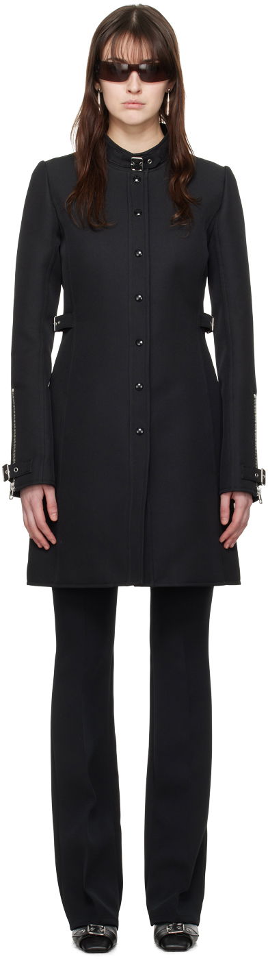 Палта Courrèges Buckle Detail Coat Черно | 124CMA137PL0077, 0