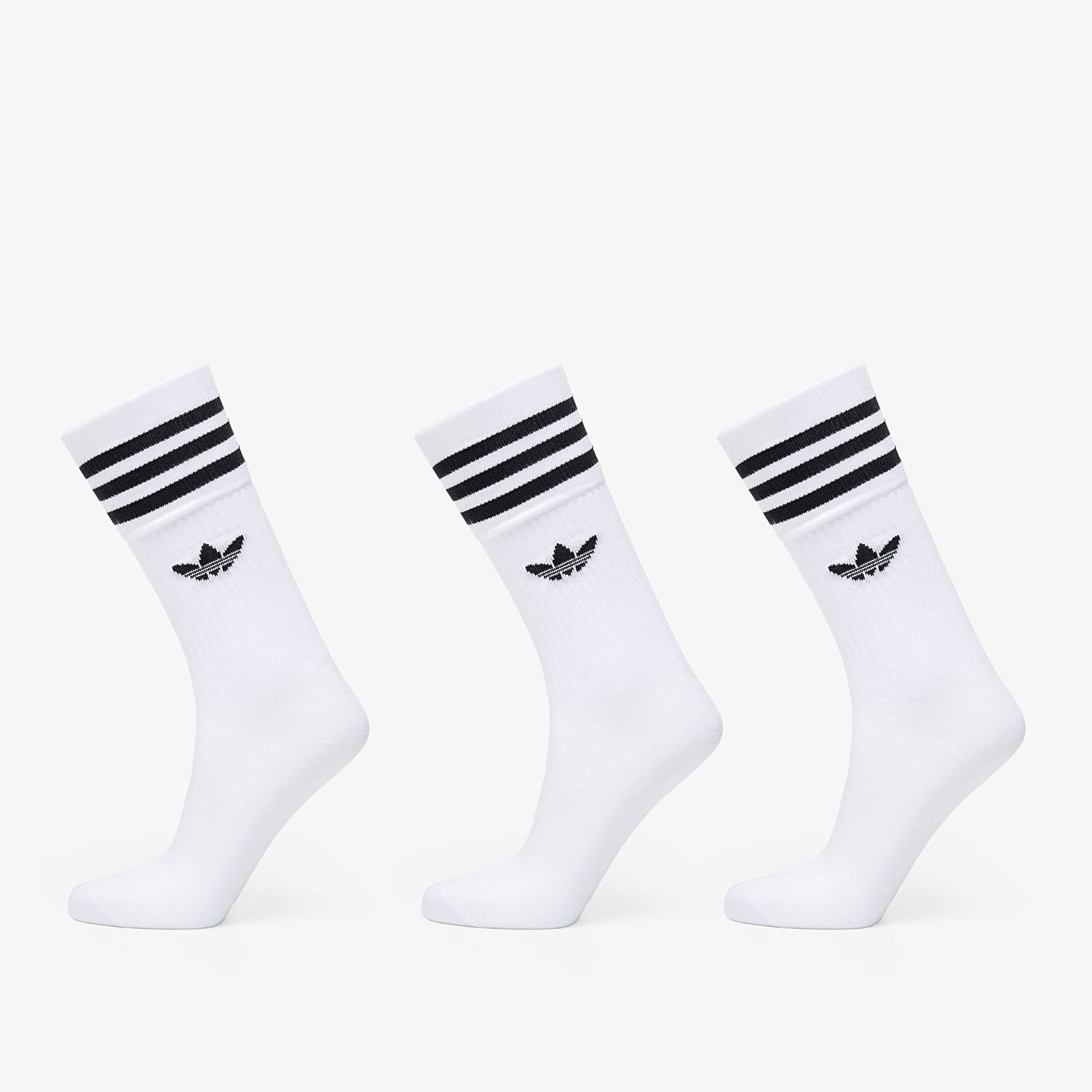 Чорапи adidas Originals Solid Crew Sock 3-Pack Бяло | S21489, 0
