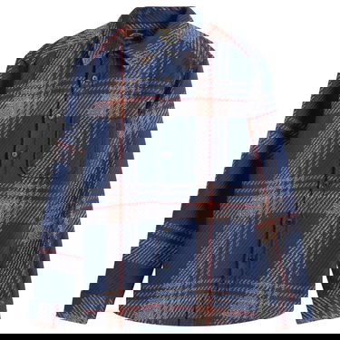 Риза Portuguese Flannel Upper Overshirt in Blend, Size Small Многоцветен | AW25077-NVB, 0