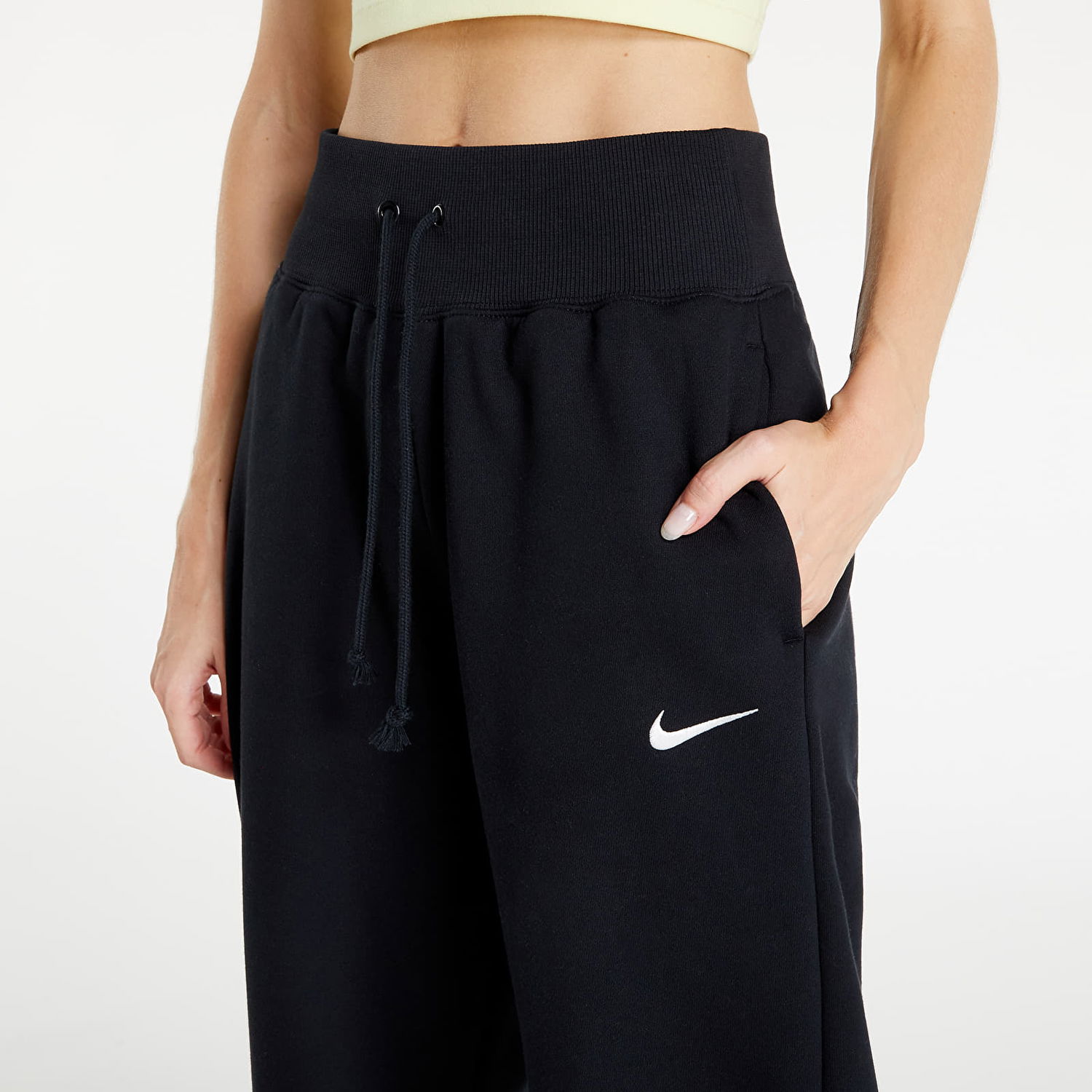 Спортни панталони Nike Sportswear Phoenix Fleece High-Waisted Oversized Sweatpants Черно | DQ5887-010, 1