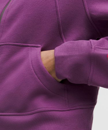 Суитчър lululemon Oversized Cropped Full Zip Hoodie Лилаво | prod20000051, 4