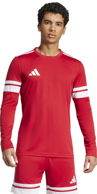 Тениска adidas Originals Adidas Squadra 25 Long Sleeve Jersey Червено | je5297, 4