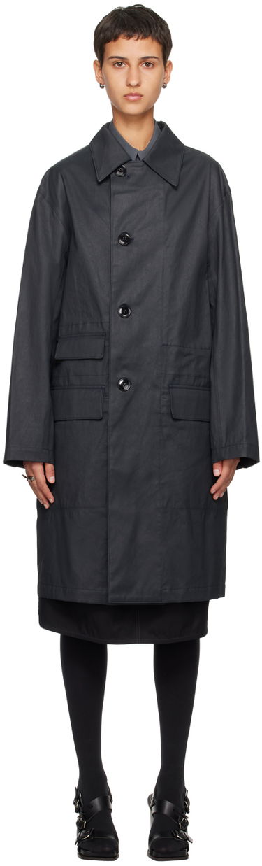 Палта LEMAIRE Lemaire Car Coat Черно | CO1017 LF1133, 0