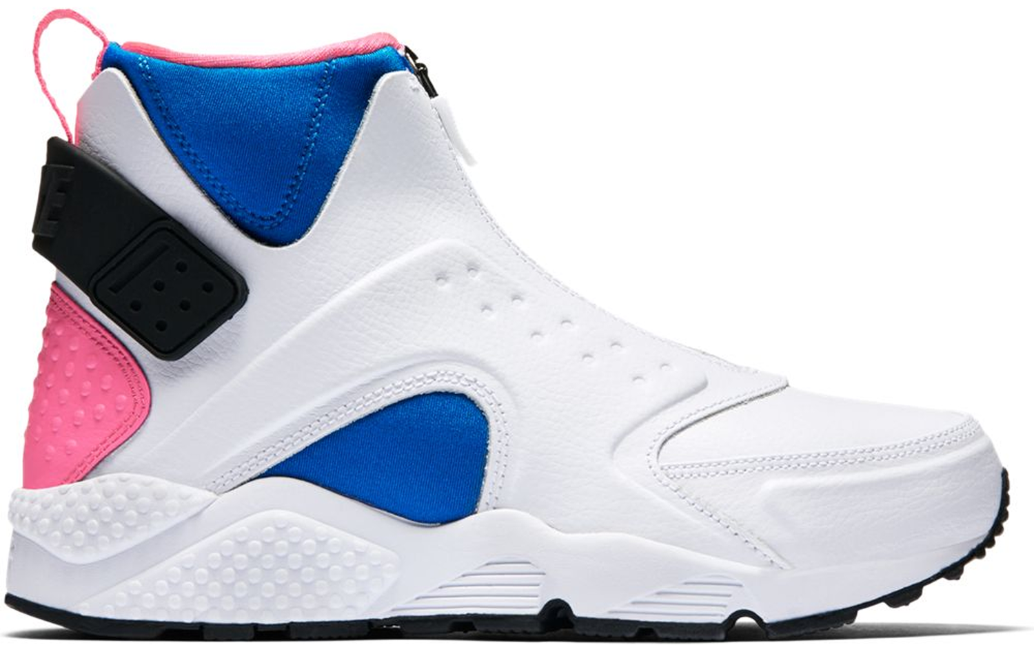 Кецове и обувки Nike Air Huarache Run Mid "White Soar Pink Pow" W Бяло | 807313-100, 0