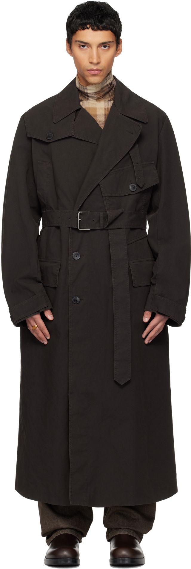 Dries Van Noten Overdyed Trench Coat