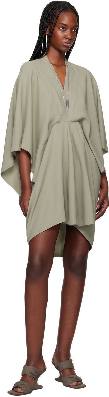 Pокля Rick Owens Rick Owens Hollywood Half Moon Minidress Зелено | RP01E7534 Y, 3
