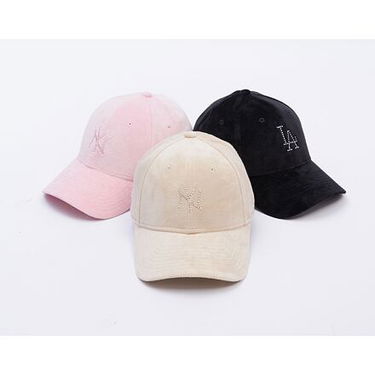 Шапка с козирка New Era MLB Diamante Velour 9FORTY NY Yankees Adjustable Hat Бежово | 60595352, 4