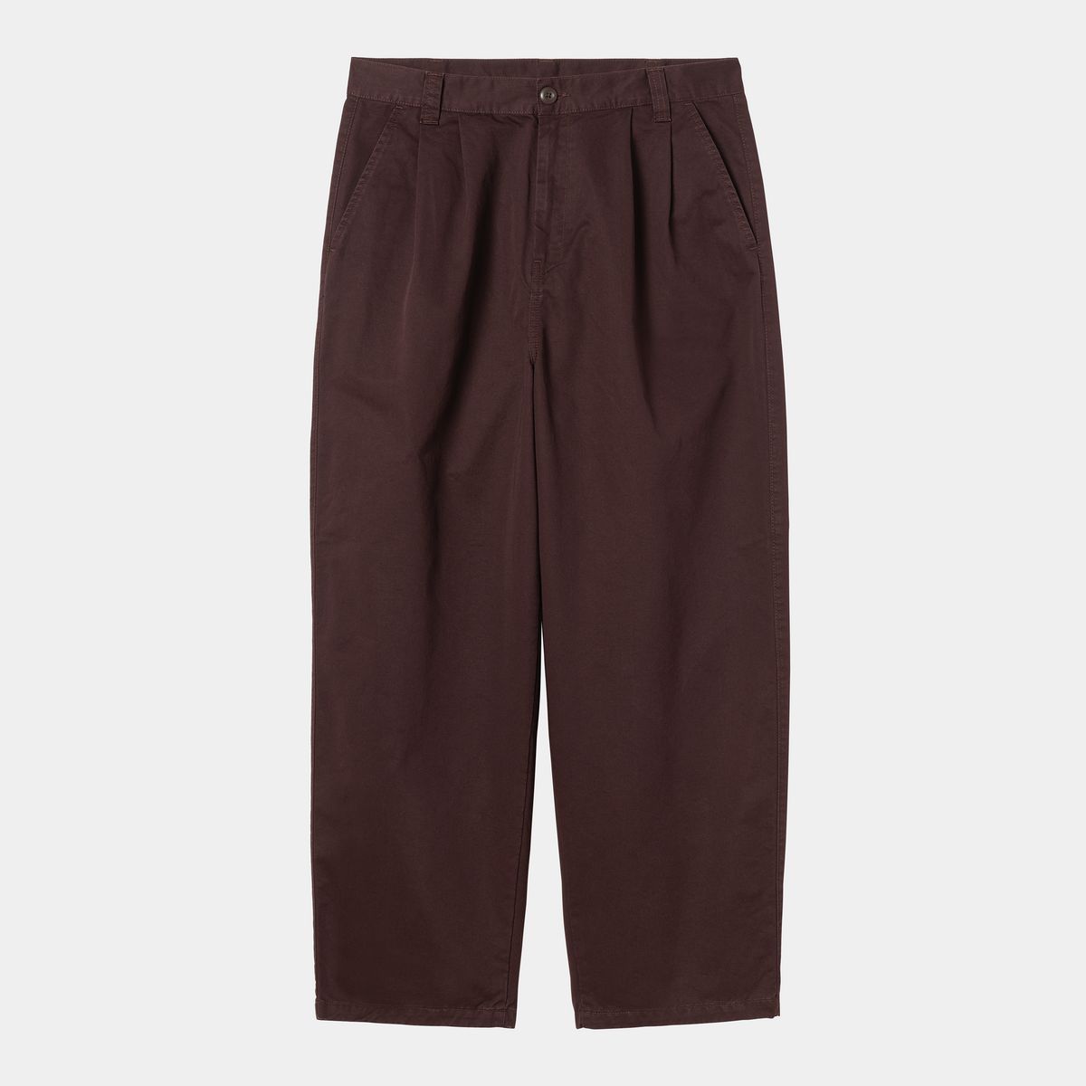 Панталони Carhartt WIP Merrick Relaxed Fit Trousers Кафяво | I033759_60, 1