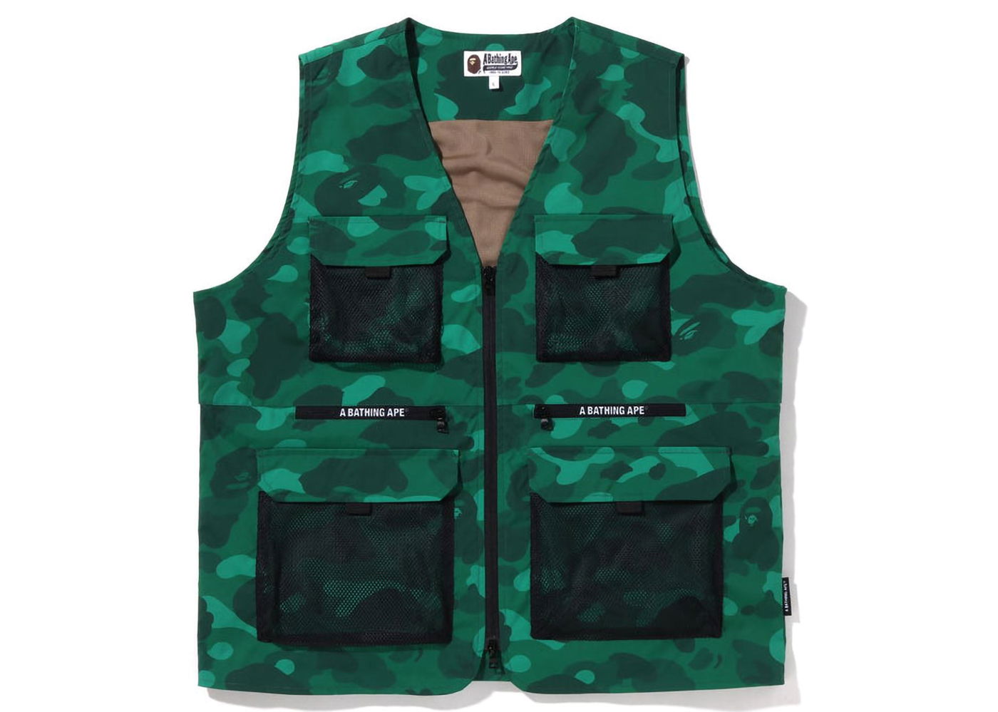 Жилетка BAPE BAPE Color Camo Vest (SS22) Green Зелено | 1I30-140-016, 0
