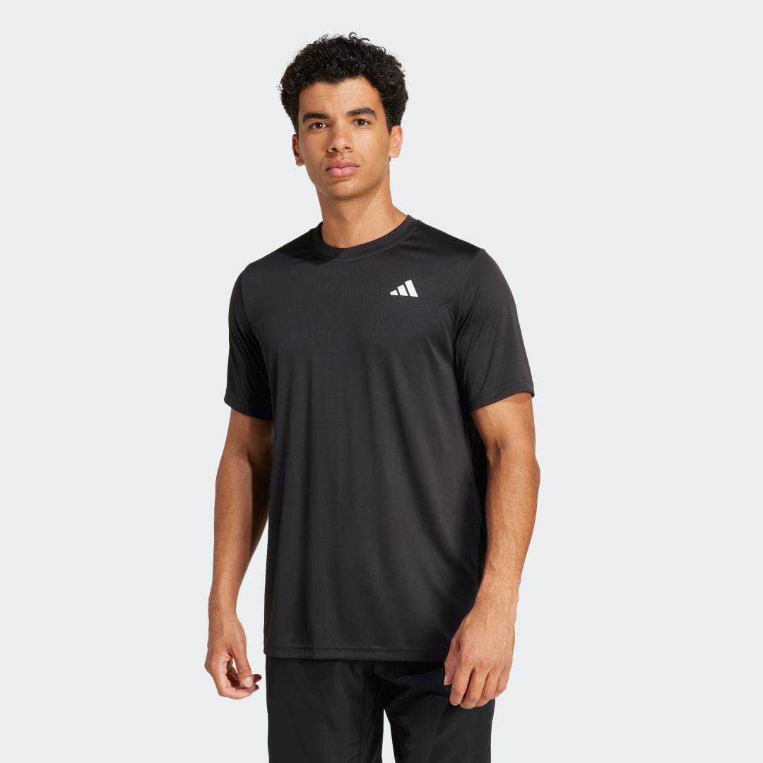 Тениска adidas Performance Black Tennis T-Shirt Черно | JF8502, 0