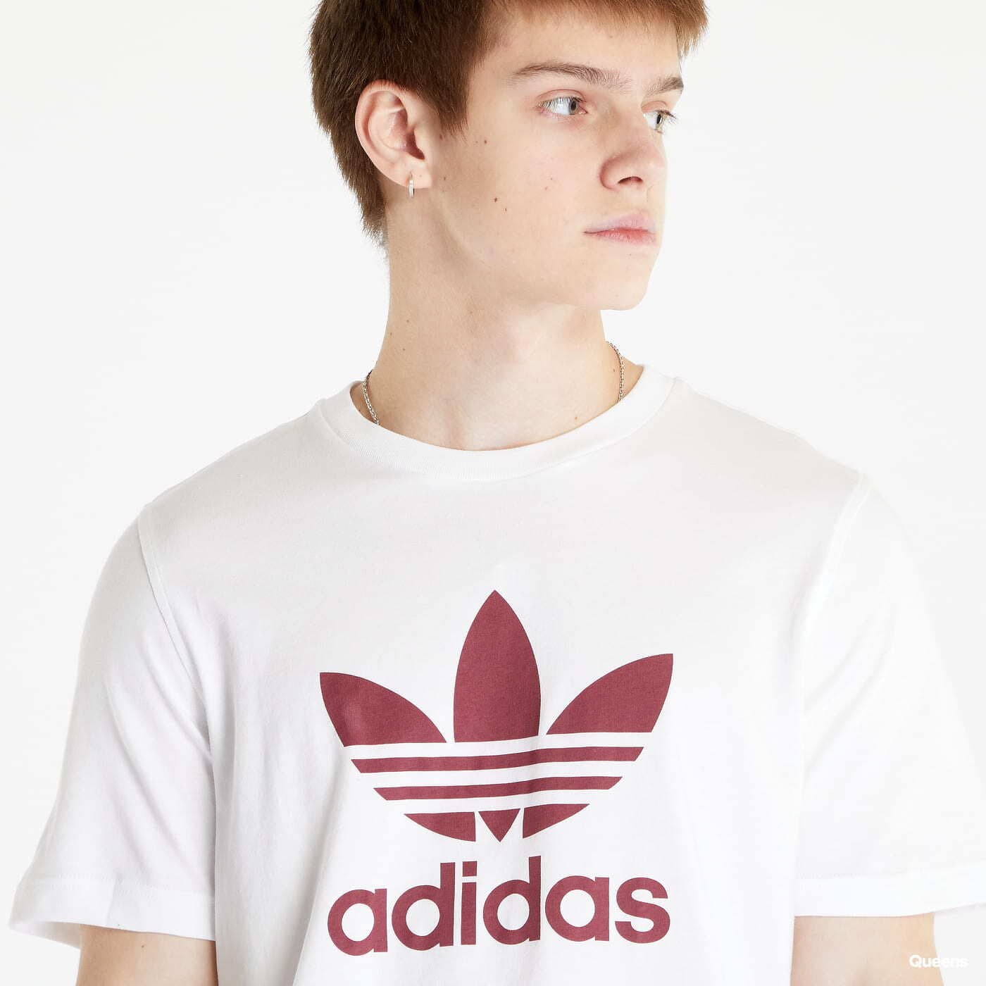 Тениска adidas Originals Trefoil T-Shirt Бяло | IA4812, 1