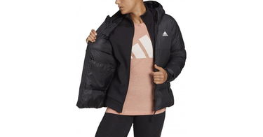 Пухо яке adidas Originals D11 Big Baffle Down Черно | h14172, 1